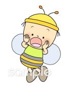 保健室向けミツバチ 呼ぶ無料イラストお試しフリー素材(カット)