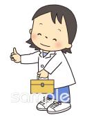 保健室向け救急箱無料イラストお試しフリー素材(カット)