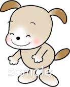 校長･教頭先生向けいぬ無料イラストお試しフリー素材(カット)