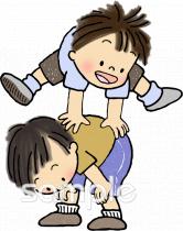 校長・教頭先生向け馬とび無料イラストお試しフリー素材(カット)