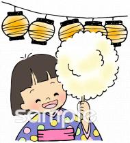 校長・教頭先生向け夏祭り無料イラストお試しフリー素材(カット)
