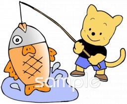 校長･教頭先生向けつり無料イラストお試しフリー素材(カット)