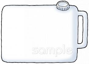 校長･教頭先生向けポリタンク無料イラストお試しフリー素材(カット)