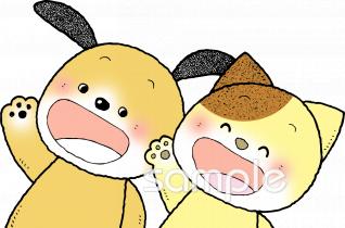 校長・教頭先生向け犬猫無料イラストお試しフリー素材(カット)