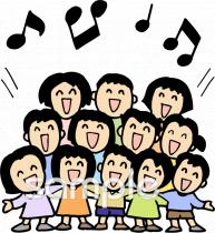 校長･教頭先生向け合唱無料イラストお試しフリー素材(カット)