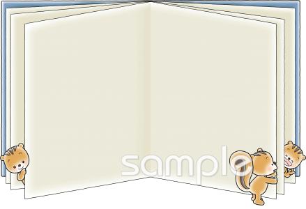 校長･教頭先生向け図書館 お知らせ無料イラストお試しフリー素材(カット)