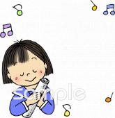 校長･教頭先生向け卒業式 歌無料イラストお試しフリー素材(カット)