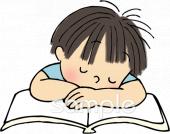 校長･教頭先生向け勉強 うたたね無料イラストお試しフリー素材(カット)