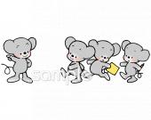 校長･教頭先生向け団体行動無料イラストお試しフリー素材(カット)