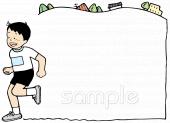 校長･教頭先生向けマラソン大会無料イラストお試しフリー素材(カット)