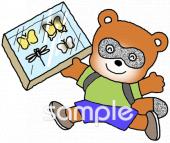 校長･教頭先生向け昆虫標本無料イラストお試しフリー素材(カット)
