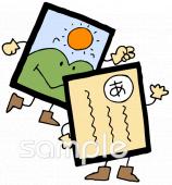 校長･教頭先生向けかるた大会無料イラストお試しフリー素材(カット)