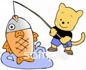 校長･教頭先生向けつり無料イラストお試しフリー素材(カット)