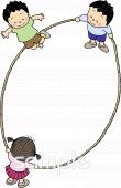 校長･教頭先生向け長なわとび無料イラストお試しフリー素材(カット)