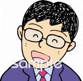 校長･教頭先生向け無料イラストお試しフリー素材(カット)