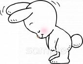 校長･教頭先生向けお辞儀する無料イラストお試しフリー素材(カット)