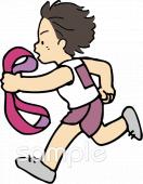 校長･教頭先生向けたすき渡し無料イラストお試しフリー素材(カット)