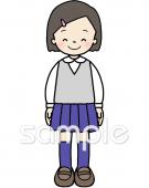 校長･教頭先生向け気をつけ無料イラストお試しフリー素材(カット)