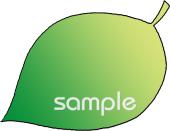 校長･教頭先生向け葉っぱ無料イラストお試しフリー素材(カット)