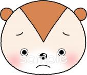 校長･教頭先生向けタヌキ お面無料イラストお試しフリー素材(カット)