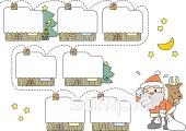 校長･教頭先生向け12月 めあて無料イラストお試しフリー素材(カット)