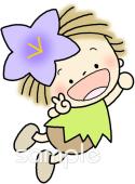 校長･教頭先生向け花の精無料イラストお試しフリー素材(カット)