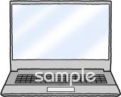 校長･教頭先生向けノートパソコン無料イラストお試しフリー素材(カット)