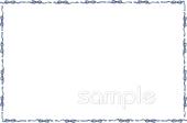 校長･教頭先生向けリボン 飾り枠無料イラストお試しフリー素材(カット)
