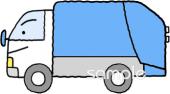 校長･教頭先生向けゴミ収集車無料イラストお試しフリー素材(カット)