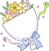 校長･教頭先生向けはなたば無料イラストお試しフリー素材(カット)