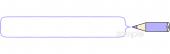 校長･教頭先生向け枠 鉛筆無料イラストお試しフリー素材(カット)