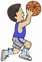 給食・栄養向けバスケットボール無料イラストお試しフリー素材(カット)