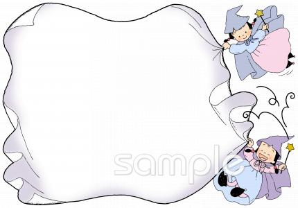 給食･栄養向け魔法使い マント無料イラストお試しフリー素材(カット)