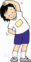 給食･栄養向け準備運動無料イラストお試しフリー素材(カット)