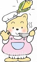 給食･栄養向け味見無料イラストお試しフリー素材(カット)