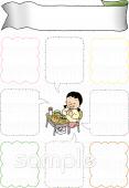 給食･栄養向け無料イラストお試しフリー素材(カット)