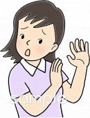 給食･栄養向け嫌がる無料イラストお試しフリー素材(カット)