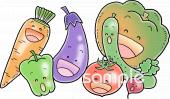 給食･栄養向け野菜 給食だより無料イラストお試しフリー素材(カット)