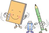 給食･栄養向け筆記用具無料イラストお試しフリー素材(カット)