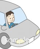 給食･栄養向け自動車無料イラストお試しフリー素材(カット)