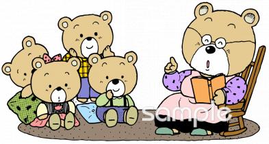 音楽の先生向け読み聞かせ無料イラストお試しフリー素材(カット)