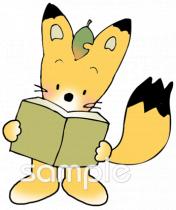 音楽の先生向け練習 きつね 化ける無料イラストお試しフリー素材(カット)