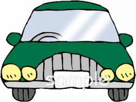 音楽の先生向け自動車無料イラストお試しフリー素材(カット)