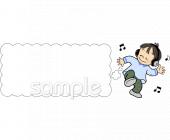 音楽の先生向け無料イラストお試しフリー素材(カット)