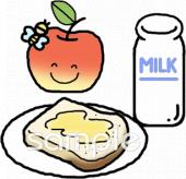 音楽の先生向けトースト無料イラストお試しフリー素材(カット)