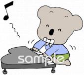 音楽の先生向け無料イラストお試しフリー素材(カット)