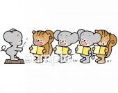 音楽の先生向け無料イラストお試しフリー素材(カット)