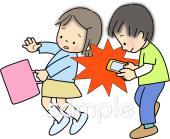 音楽の先生向け歩きスマホ無料イラストお試しフリー素材(カット)