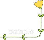 音楽の先生向けコーナー枠無料イラストお試しフリー素材(カット)