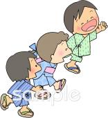 小学校向けはないちもんめ無料イラストお試しフリー素材(カット)